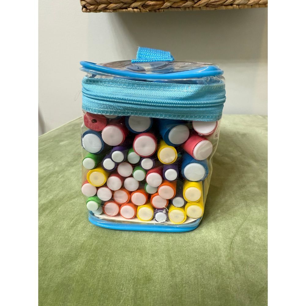 Heartless curls Salon flexible Rollers with Storage‎ Case soft foam curling rods